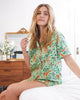 Grazing Giraffes - Short Sleep Set - Sage - Printfresh