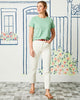 Saturday Tee - Knit T-Shirt - Spa Green - Printfresh