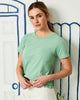 Saturday Tee - Knit T-Shirt - Spa Green - Printfresh