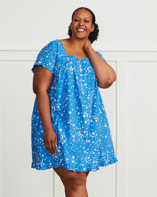 Celestial Skies - Pintuck Nightgown - Beyond the Sea - Printfresh