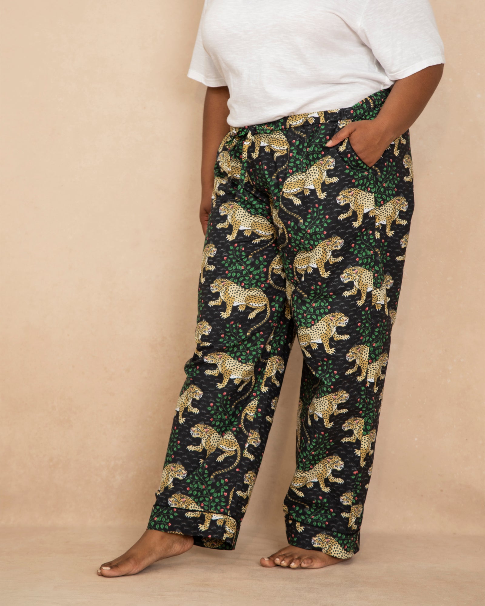 Bagheera - Petite Pajama Pants - Ink - Printfresh