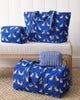 Matching Spaniels - Oversized Pouch Set - Queen Blue - Printfresh