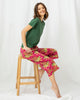 Bagheera - Cropped Pajama Pants - Hot Pink - Printfresh