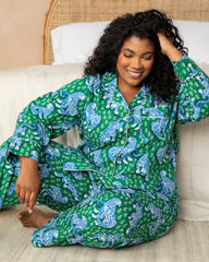 Tiger Queen - Long Sleep Set - Jade - Printfresh