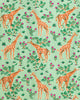 Grazing Giraffes - Cropped Pajama Pants - Sage - Printfresh