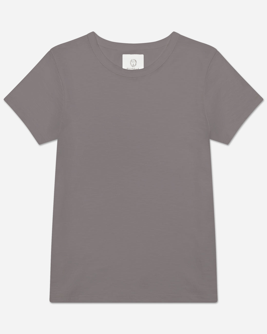 Saturday Tee - Knit T-Shirt - Pebble - Printfresh