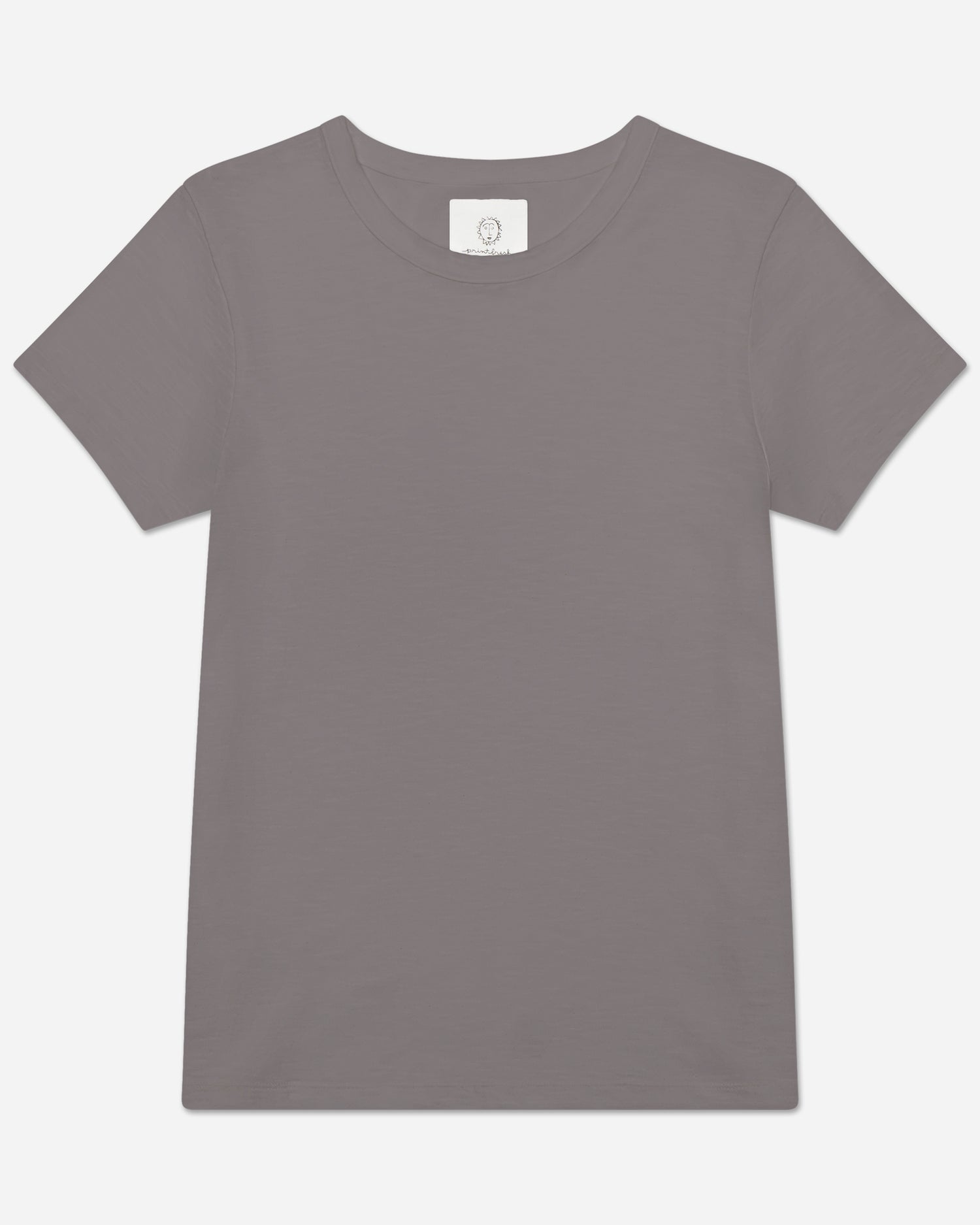 Saturday Tee - Knit T-Shirt - Pebble - Printfresh