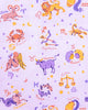 What's Your Sign - Robe - Lavender - Printfresh