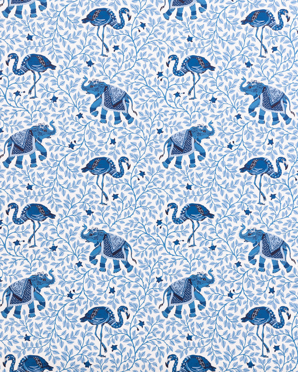 Flamenco - Wallpaper Double Roll - Pale Blue - Printfresh